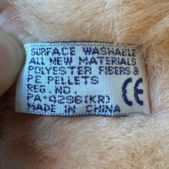 Vtg A & A Plush “Orange Sherbet” Bear 12" - Picture 6 of 7